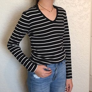 ❄️ Vintage 80’s 90‘s ESPIRIT Striped Top - XS